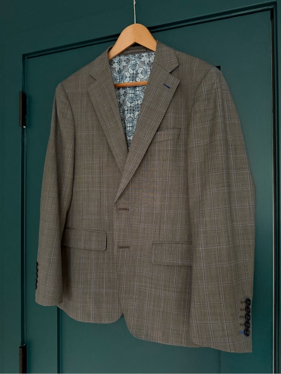 Custom Other - Men's Gray Plaid Blazer - Classic Tailored Sports Jacket
